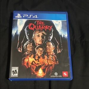 The Quarry (PS4) Horror Adventure Game - PlayStation 4 Blue Case